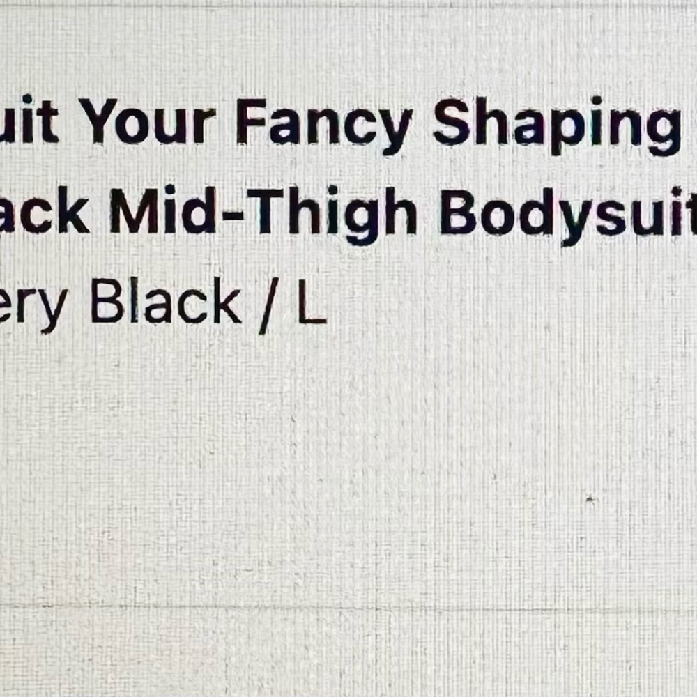 Spanx Body Shaping Mid-thigh Bodysuit